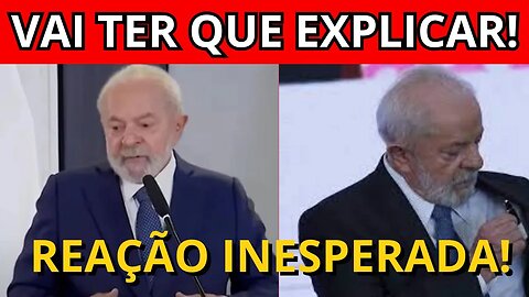 URGENTE: LULA finge DEMÊNCIA e vai ter que explicar