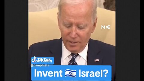 Biden - If There Was Not An Israel We Would Have To Invent One