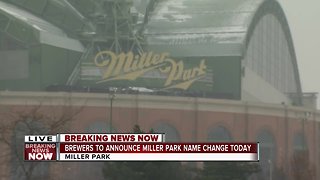 Brewers to announce Miller Park naming rights change