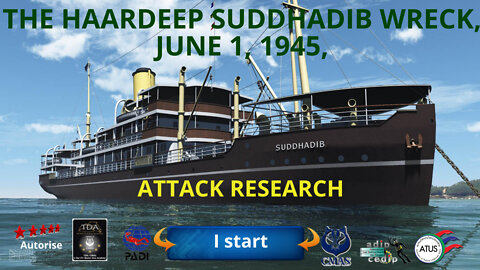 🤿Haardeep #Suddhadib wreck JUN 1 1945 ATTACK RESEARCH