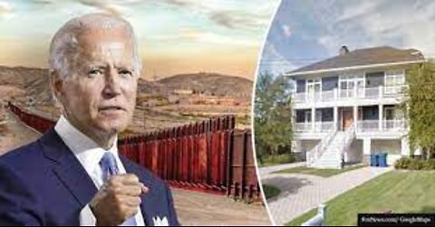 Biden Builds $500,000 Wall Around His Beach Home As Illegal Migration Reaches Record High