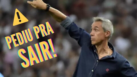 Paulo Sousa entrega o cargo e diretoria do flamengo prepara dispensa de jogadores