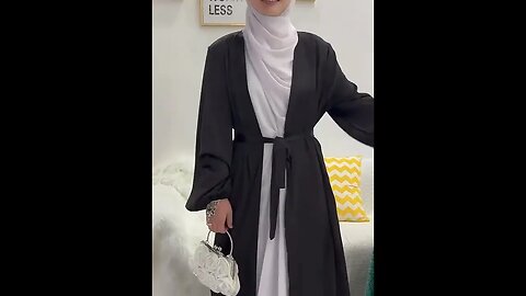 Summer Puff Sleeve Muslim Abaya Women Dress Elegant | ʟɪɴᴋ ɪɴ ᴛʜᴇ ᴅᴇꜱᴄʀɪᴘᴛɪᴏɴ 👇 ᴛᴏ ʙᴜʏ