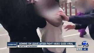 Denver charter school administration suspended after playground fight video goes public