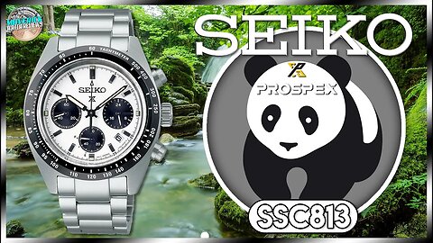 It's Back! | Seiko Prospex Speedtimer Panda 100m Solar Quartz Chronograph SSC813 Unbox & Review