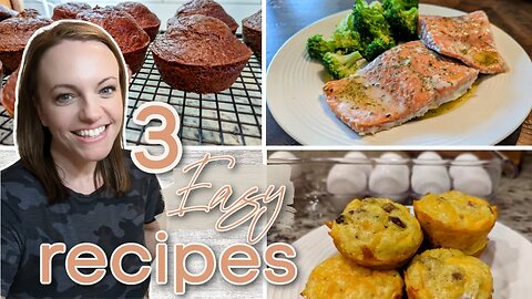 3 NEW RECIPES | ALL DAY IN THE KITCHEN WITH ME | BREAKFAST, DINNER AND DESSERT!