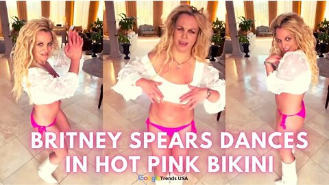 Britney Spears Dances In Hot Pink Bikini
