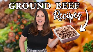 GROUND BEEF recipes YOU will WANT on repeat! | QUICK & EASY recipes