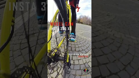 WHEEL CAM with INSTA 360 X3 at Carol Park , Bucharest | #shorts | 🇷🇴