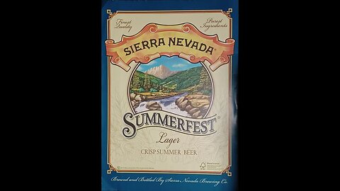 Poster Review: SIERRA NEVADA SUMMERFEST Lager, Sierra Nevada Brewing Co., Advertising Poster, 1996.