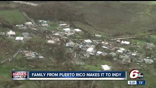 Indianapolis family with relatives from Puerto Rico travel to Indiana
