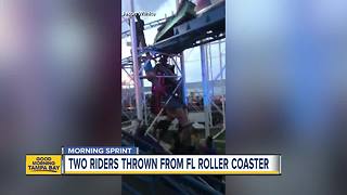 Rollercoaster derails in Florida, injuring 6