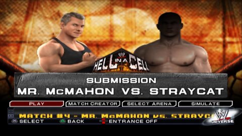 WWE SmackDown vs. Raw 2011 Mr. McMahon vs Straycat
