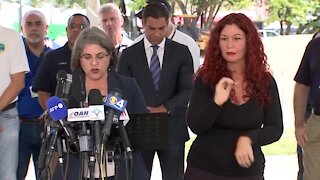 Miami-Dade County mayor gives statement on 7-year-old victim and first responders