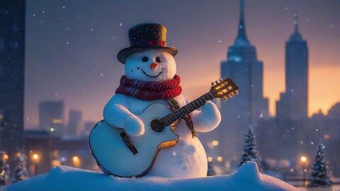 🎵 RELAXING CHRISTMAS MUSIC 🎄Cozy Night Christmas Amibience ⛄ Calm Sounds ❄️