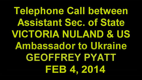 2014 UKRAINE COUP: Victoria Nuland - Geoffrey Pyatt Leaked Phone Call