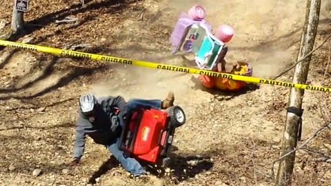 Outdoor Adult Barbie Jeep Flip Out