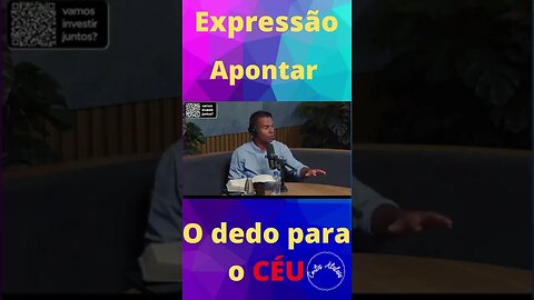 ORIGEM, APONTAR O DEDO PARA O CÉU DAR VERRUGA com Dr. Rodrigo Silva #shorts