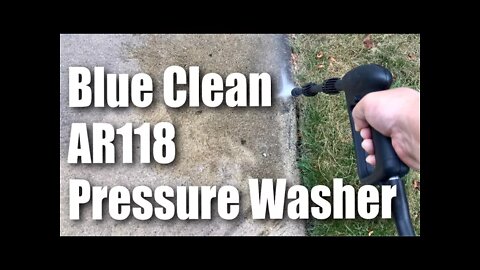 AR Blue Clean AR118 1,500 PSI 1.5 GPM Hand Carry Electric Power Pressure Washer Review