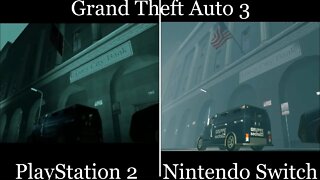 Genki - GTA 3 Intro Scene Nintendo Switch Vs PlayStation 2