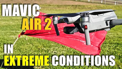 DJI MAVIC AIR 2 Flight Test Review - EXTREME WINDS!.. Will it FLY AWAY? How Smooth & Precise?