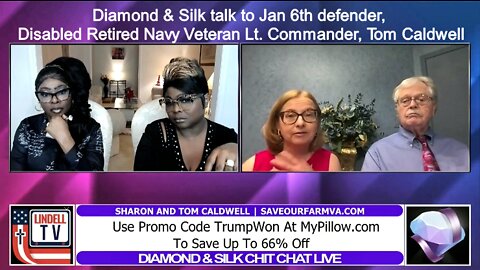 Diamond and Silk talk to Jan 6th defender, Retired Navy Veteran, Tom Caldwell