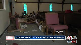 Vandals cause $75,000 in damage to KCK church