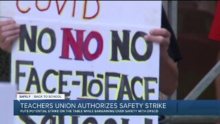 Teachers union authorizes safety strike that could halt in-person learning