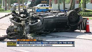 Teen-driver involved crashes increase in summer months, according to AAA | Driving Tampa Bay Forward