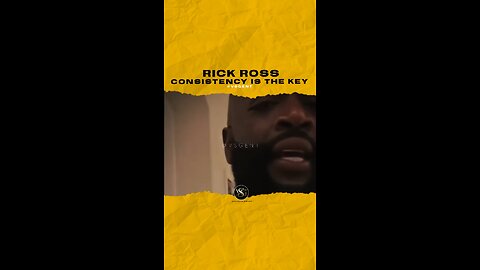 #rickross Consistency is the key. Can you reach your goals without being consistent? 🎥 @richforever
