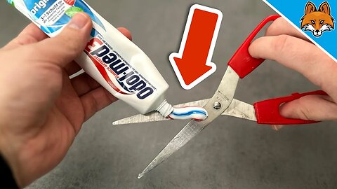 Spread Toothpaste on your Scissors and it will BLOW YOUR MIND💥(Insane)🤯