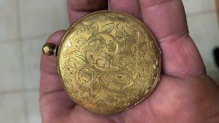 The Amazing Old 18K Gold FOB Watch @minelabmetaldetecctors