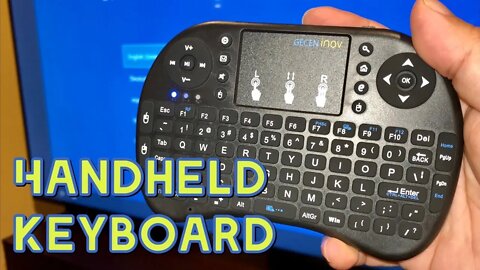 Mini Wireless Keyboard with Touchpad Remote Control Review