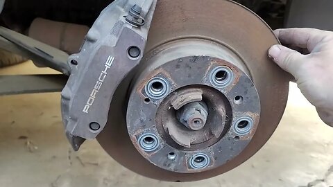 2003 Porsche Boxster replacing the brake system part 3 rear rotors and pads, plus finding something.
