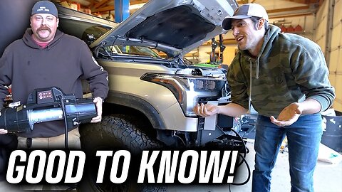 I wish I knew this BEFORE I tore apart my Tundra to Install a Warn Winch...