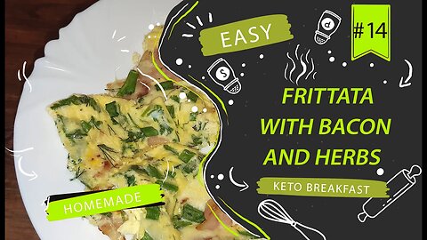Frittata with Bacon and Herbs