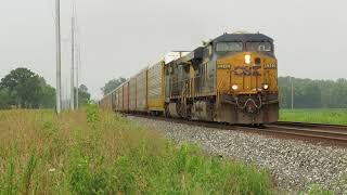 CSX Q215 Autorack Train from Bascom, Ohio September 1, 2020