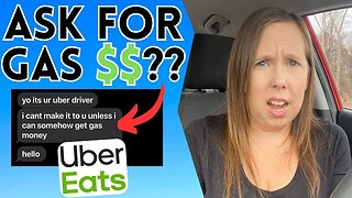 Should Uber Eats Drivers Ask Customers For GAS MONEY During Delivery??