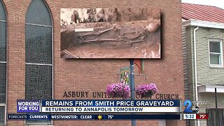 Remains returned from Smith Price Graveyard in Annapolis