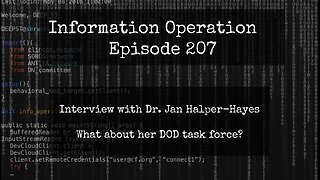 IO Episode 207 - Dr. Jan Halper-Hayes - 'The Task Force' 1/9/24