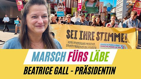 Beatrice Gall, Präsidentin | Drohungen aus linksextremen Kreisen | Marsch fürs Läbe 2023 👶 ♥️🕊️