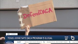 Texas judge rules DACA program is illegal