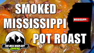 Smoked Mississippi Pot Roast On The Traeger Pellet Smoker