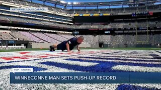 Winneconne man sets new push-up world record