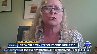 Fireworks can effect people with PTSD