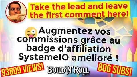 😜 Augmentez vos commissions grâce au badge d'affiliation SystemeIO amélioré !