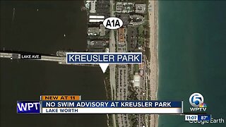 No swim advisory issued for Kreusler Park in Lake Worth Beach