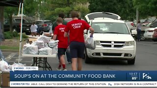 Soup's on at the Community Food Bank