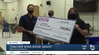 East County teacher wins $100,000 grant