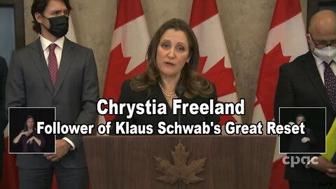 "Follow the Money" - Deputy Prime Minister Chrystia Freeland says